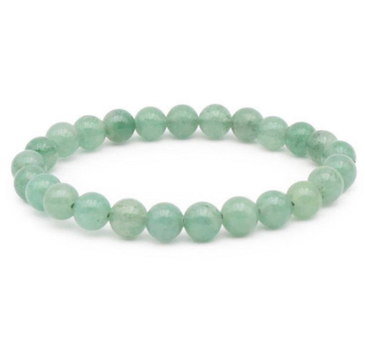 Pulseira de Aventurina Verde -
Esferas 8 mm