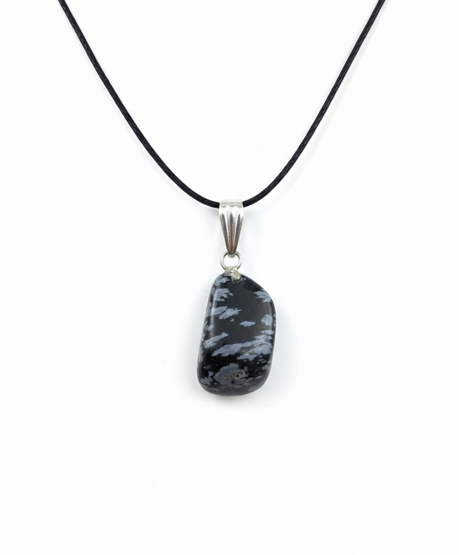 Pingente Obsidiana,
Pedra do signo Capricórnio