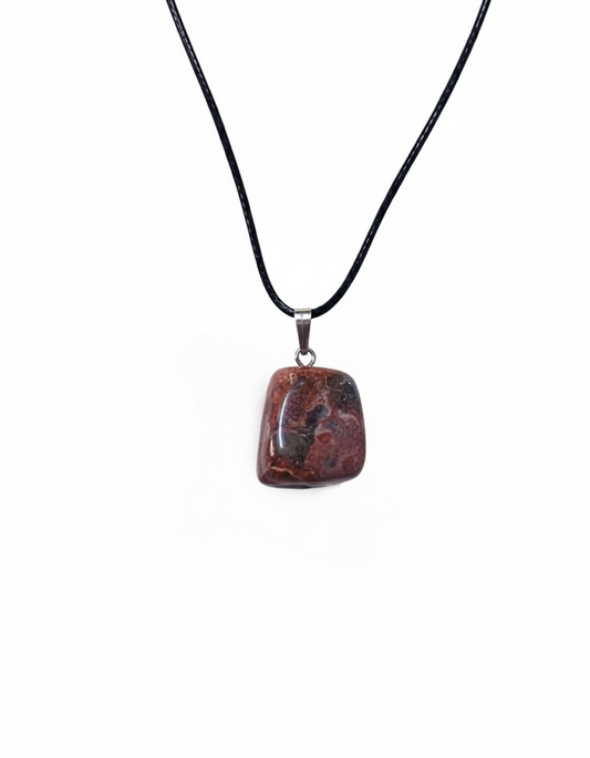 Pingente Jaspe Sardo,
Pedra do signo Escorpião