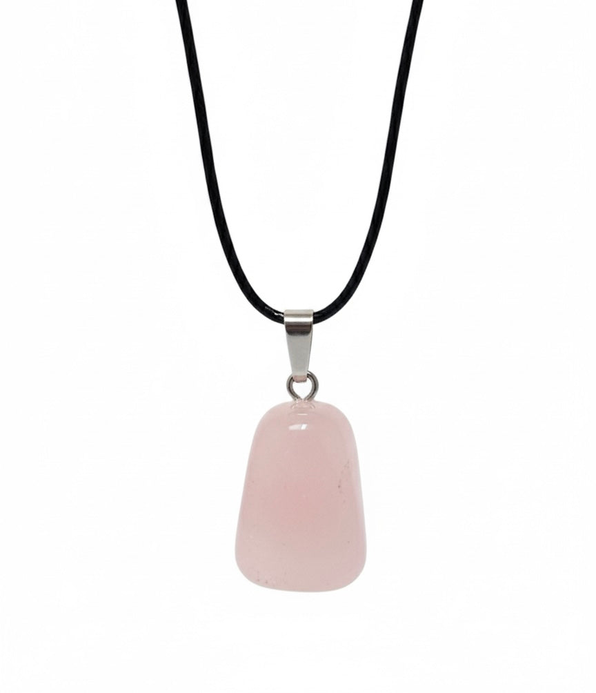 Pingente Quartzo Rosa,
Pedra do signo Touro