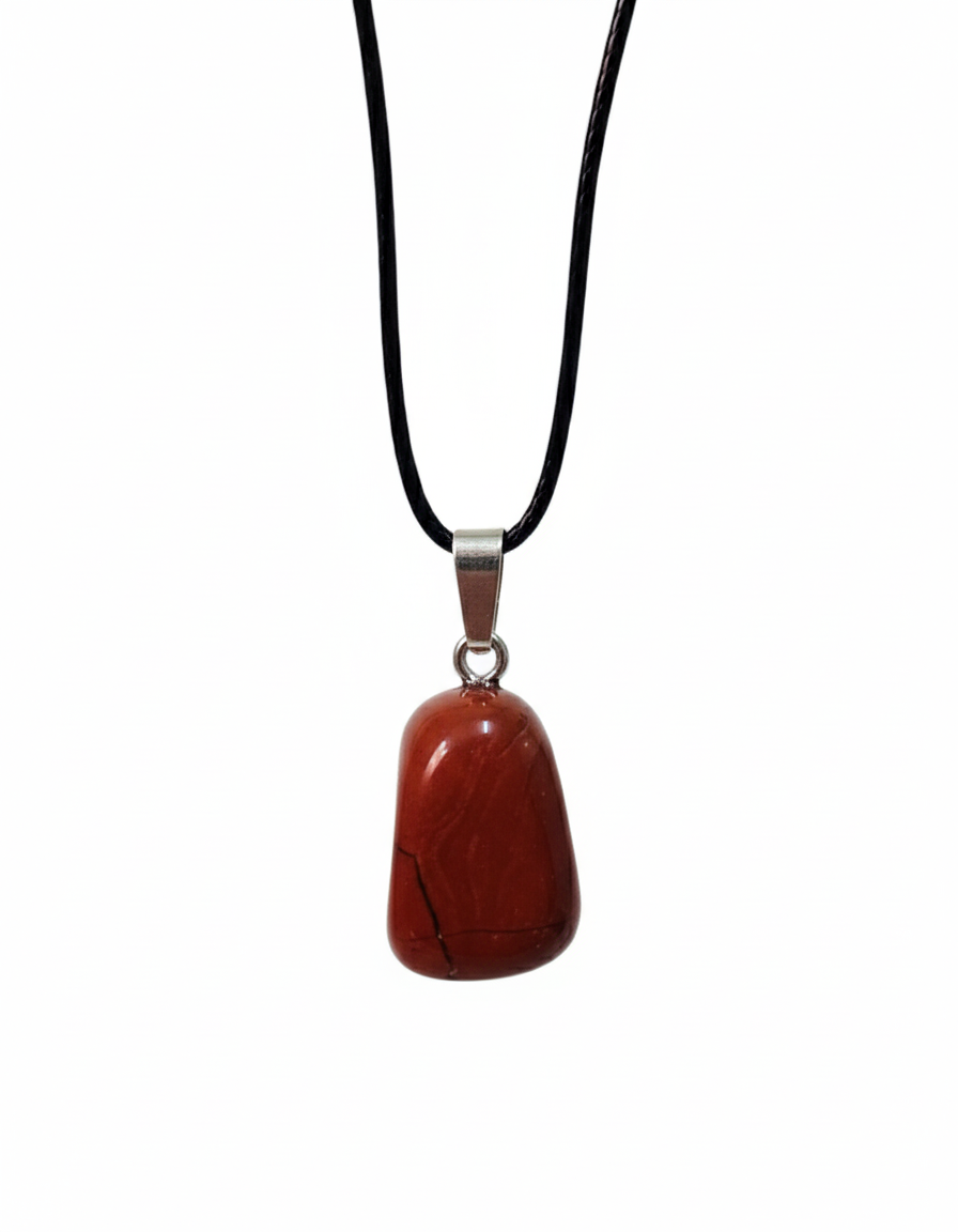 Pingente Jaspe Vermelho,
Pedra do signo Carneiro