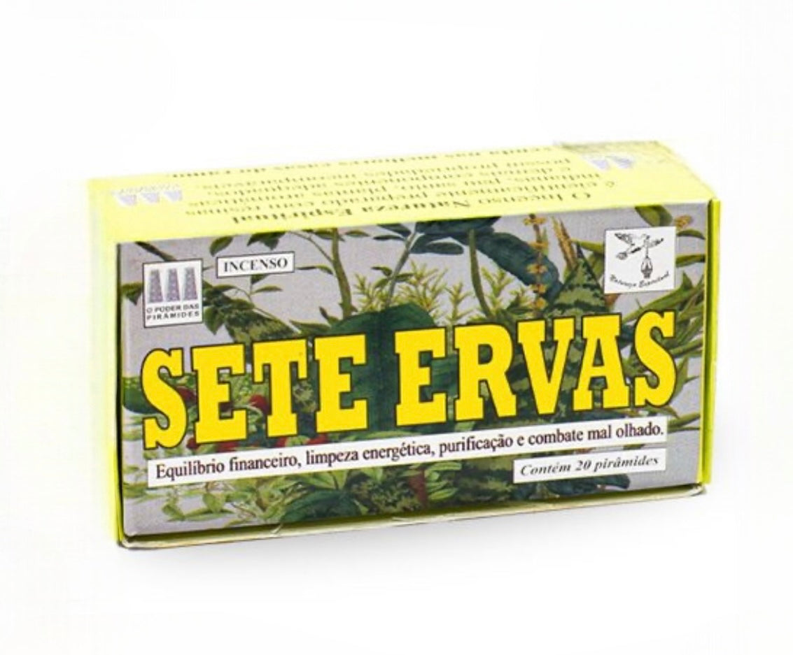 Defumadouro em Tabletes, Sete Ervas.